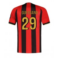 Fotballdrakt Herre OGC Nice Evann Guessand #29 Hjemmedrakt 2024-25 Kortermet